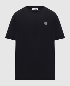 Stone Island Черная футболка с нашивкой логотипа K2S152100027S0013