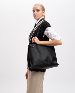 Gianni Chiarini Черная кожаная сумка-тоут Altea с логотипом BS10967RNGDBL