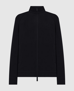 Moncler Черная спортивная куртка с логотипом K20918G0001289AZY