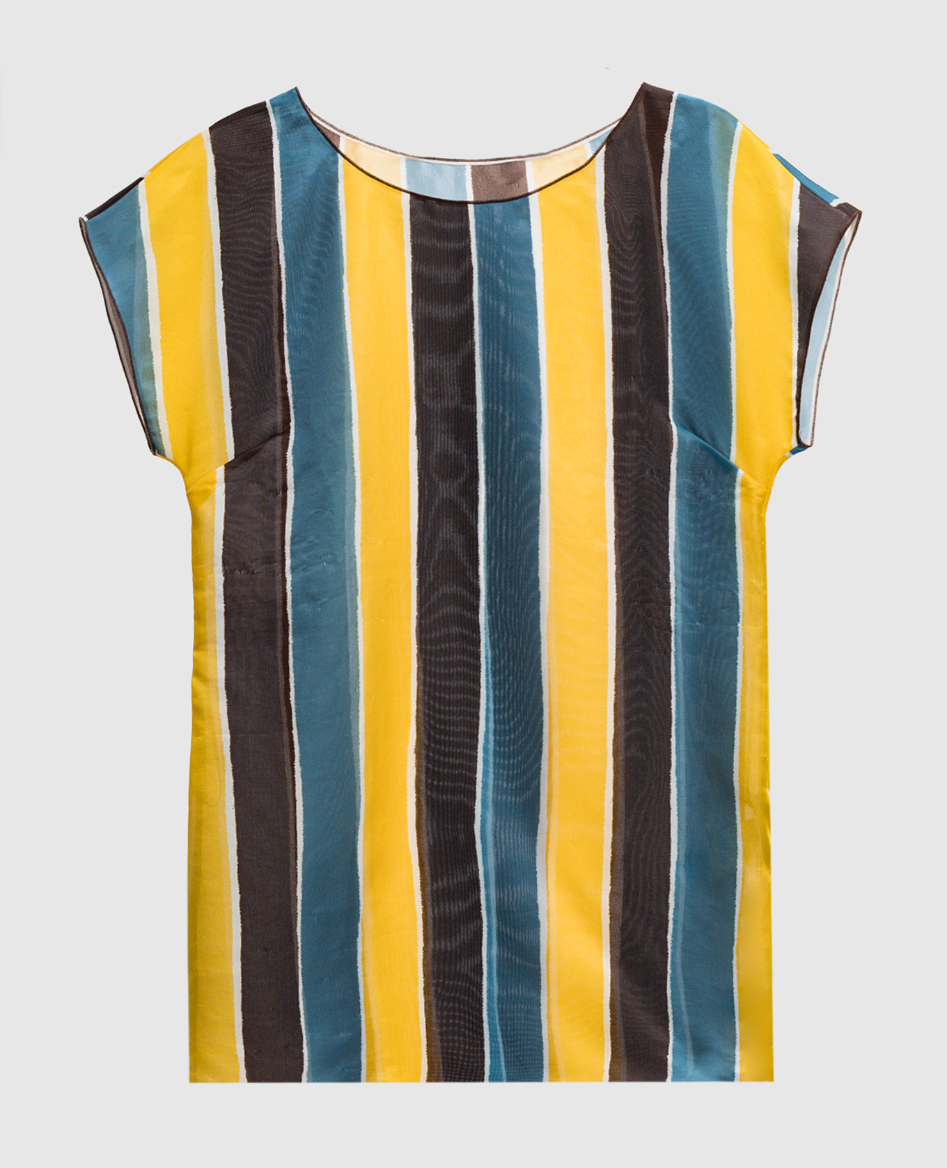 

Топ в полоску из шелка, Разноцветный, Топы