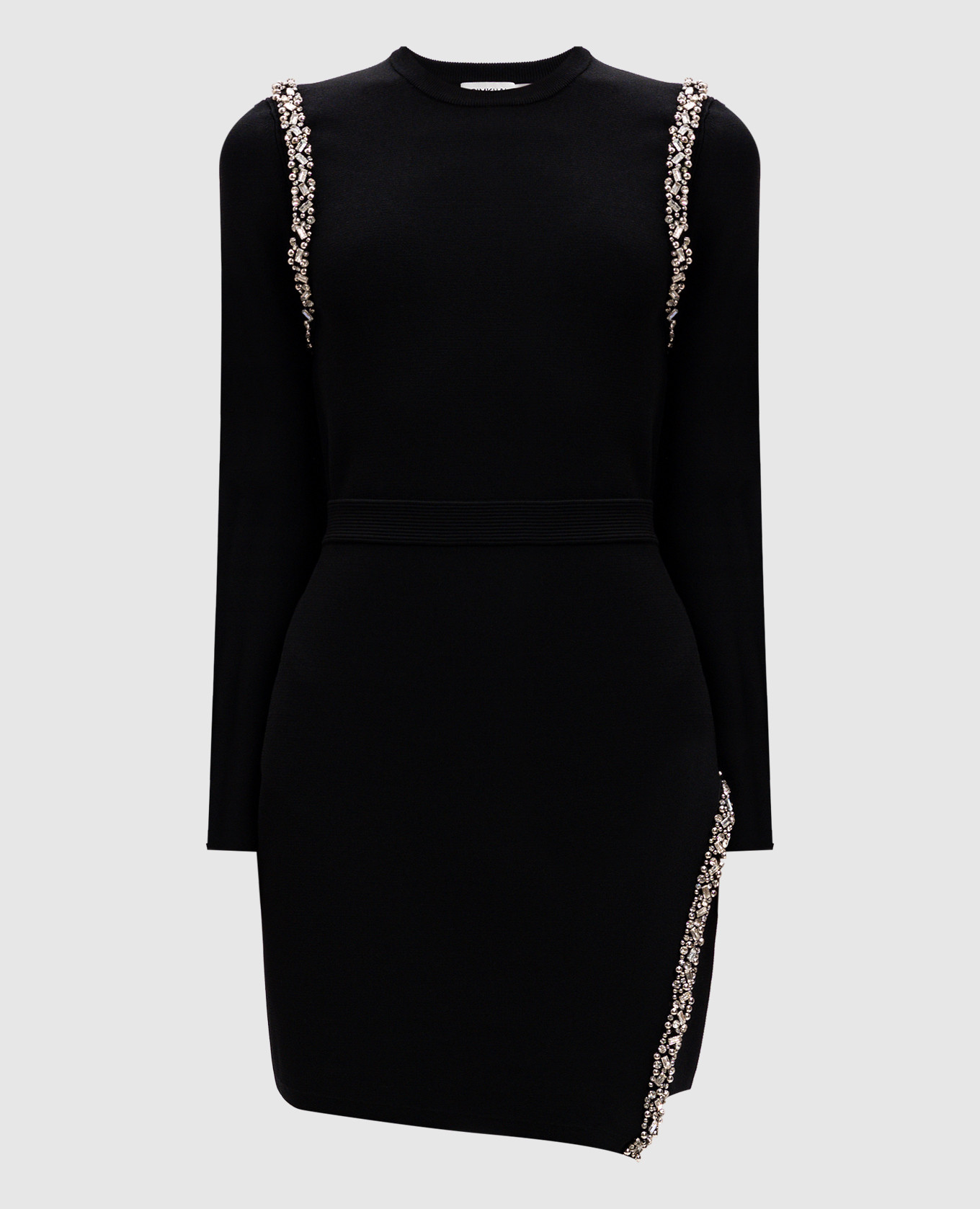 

Черное платье миди Nyx с кристаллами, Черный, Коктейльные платья