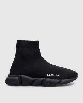 Balenciaga Детские черные снокеры с логотипом 597425W2DB1