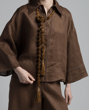 Max Mara Weekend Коричневое ожерелье PESCO PESCO