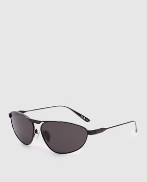 Balenciaga Черные очки Oval 812837T0005