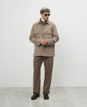 Loro Piana Бежева куртка з вовни FAO3108