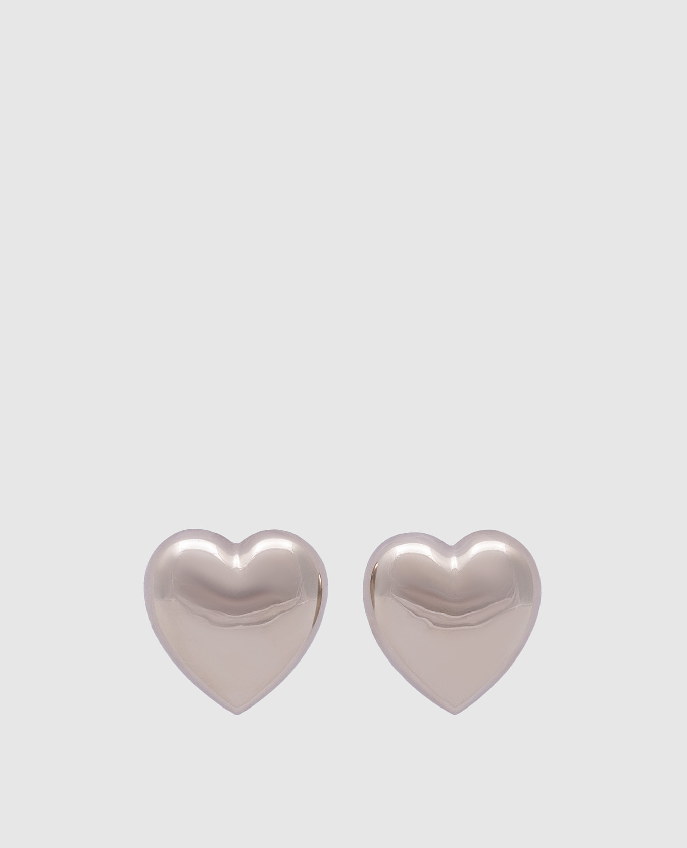 

Серебристые серьги FULL HEART в виде сердец, Серебристый, Серьги