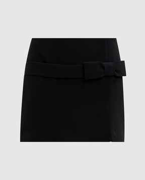 Twinset Чорна спідниця міні з логотипом 252TP2305
