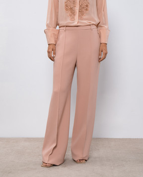 Ermanno Scervino Бежевые брюки клеш D456P727ILM