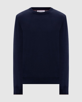 Brunello Cucinelli Синій джемпер M2900100