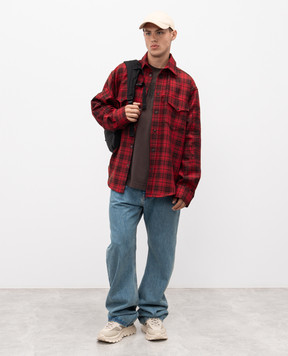Vetements Блакитні джинси з патчем логотипа UH76DP400LB3m