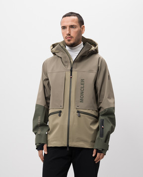 Moncler Grenoble Зеленая горнолыжная куртка Fussen J20971A00017M4286