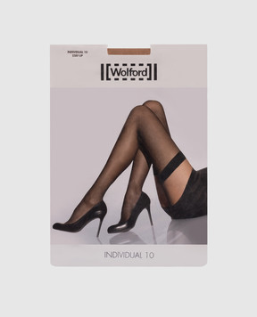 Wolford Бежеві панчохи 10 Den 21663ВЛ16