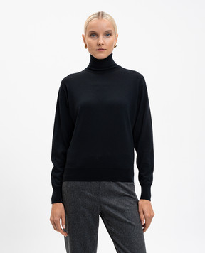 John Smedley Черный гольф LETTY из шерсти мериноса LETTY