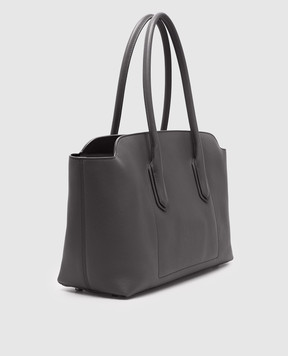 Tom Ford Сіра шкіряна сумка-тоут ALEXANDER L1890LCL490A