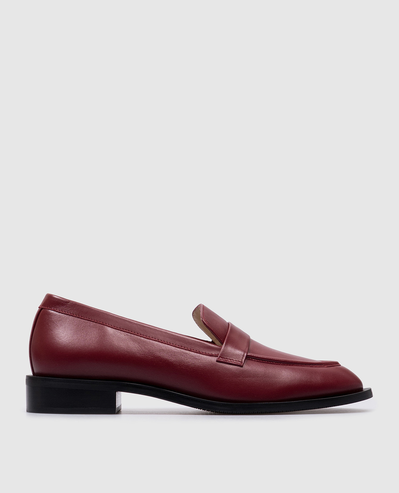 

Бордовые кожаные лоферы Palmer SLEEK, Бордовый, Лоферы
