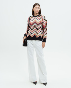 Missoni Светр з вовною у геометричний візерунок DS24WN0SBK039M