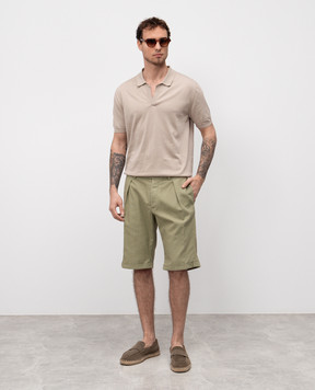 Cashmere&Whiskey Бежевое поло MB004B