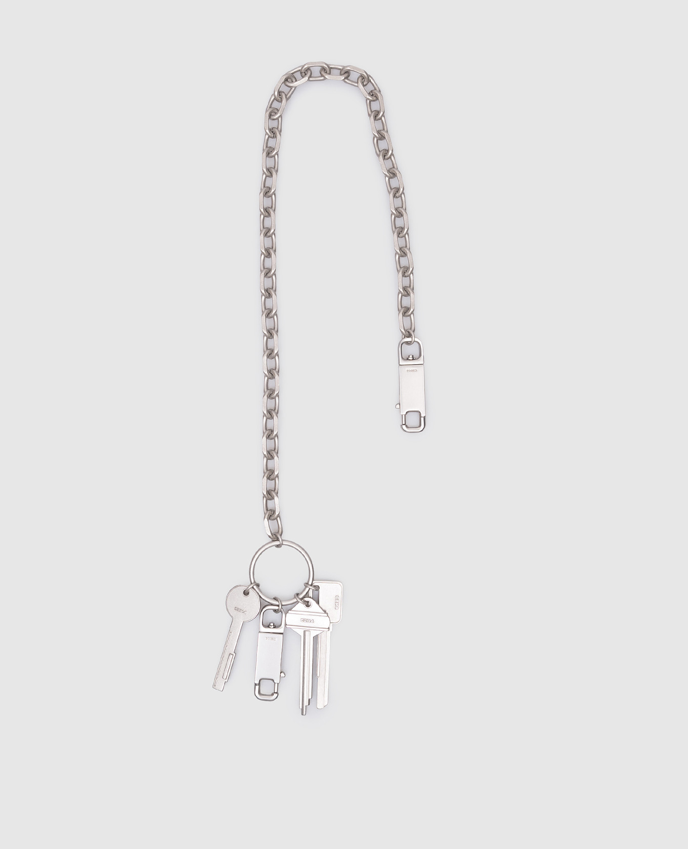 

Серебристая брелок-цепь Key Drops, Серебристый, Брелоки