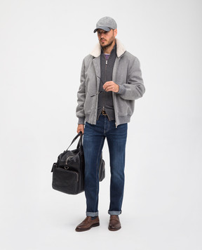 Brunello Cucinelli Фиолетовая футболка M0B137427