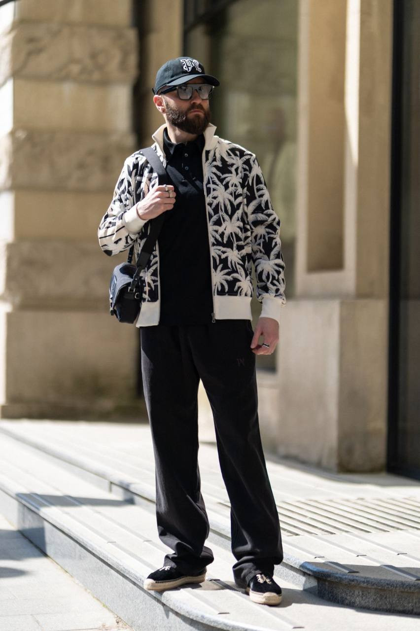 Palm Angels Чорні еспадрильї з вишивкою логотипа PMIB005R24FAB001 зображення 6