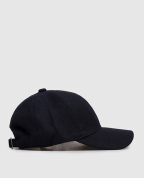 Woolrich Синя кепка з вовною з вишивкою логотипа CFWOAC0290MRUT3190
