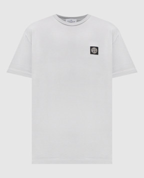 Stone Island Серая футболка с логотипом K1S152100039S0013