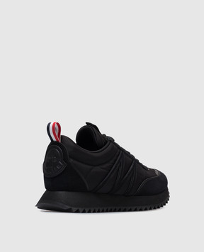 Moncler Чорні комбіновані кросівки Pacey з логотипом K109A4M00210M4156