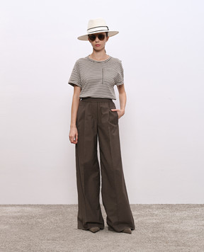 Brunello Cucinelli Коричневые брюки ML140P8721