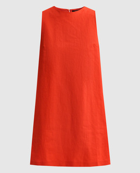 Max Mara Weekend Червона сукня RACER з льоном RACER