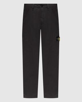 Stone Island Серые брюки с логотипом K1S153100015S0011