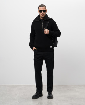 Dolce&Gabbana Чорна футболка з логотипом G8PN9ZG7O4J