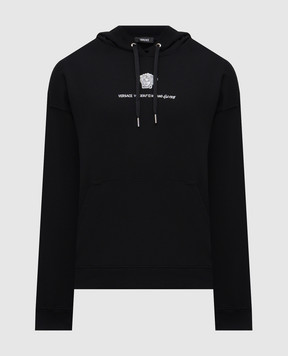 Versace Черные худи Medusa Milano 10139791A11493