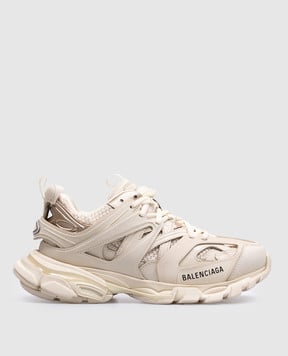 Balenciaga Бежевые кроссовки Track с логотипом 542436W2LA2