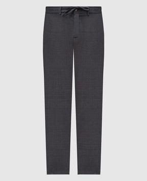 Canali Серые брюки из шерсти AR03652V1659