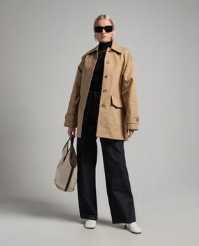 Max Mara Sportmax Бежевый плащ Virgin VIRGIN