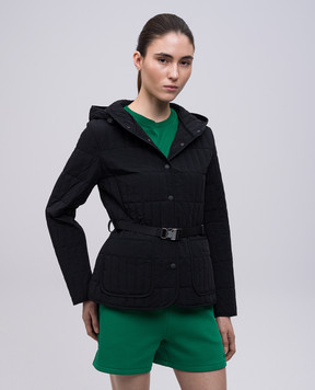 Mackage Черная пуховая куртка RAJA с поясом RAJA