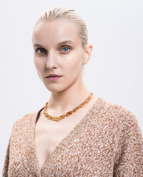 Versace Золотистий ланцюг Greca DG17593DJMT