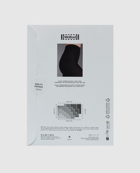 Wolford Черные колготки VELVET DE LUXE 66 Den 14775
