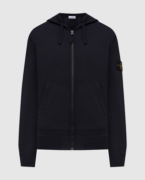 Stone Island Синяя спортивная куртка с логотипом K1S156100042S0051