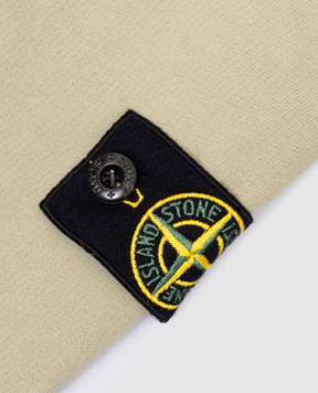 Stone Island Детское зеленое худи с патчем логотипа 81166162014