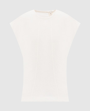 Jil Sander Білий топ з акцентними швами J02NC0264J20232