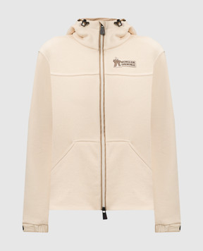 Moncler Grenoble Бежевая спортивная куртка с логотипом J20988G00011899RB