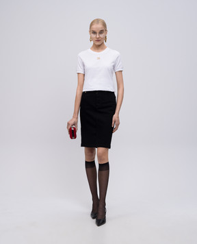 Dolce&Gabbana Біла футболка з логотипом F8N08ZGDCWQ