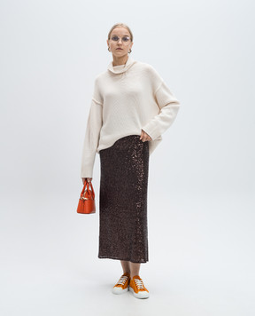 Allude Белый свитер из шерсти и кашемира 24517801