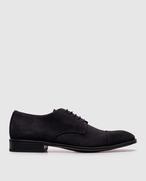 Canali Синие замшевые дерби RB01205621260
