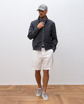 Brunello Cucinelli Сіра куртка з вовни MM4506424