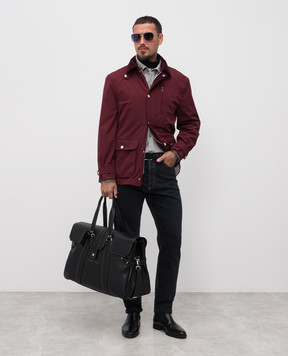 Brunello Cucinelli Сіра сорочка з вовни M038P0720