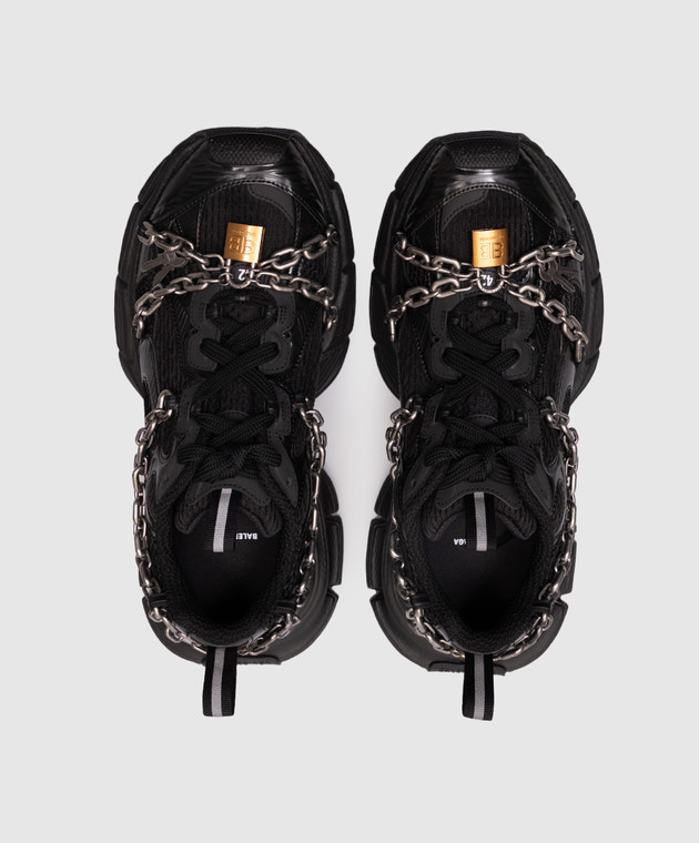 Balenciaga - Чорні кросівки 3Xl Chain 825622W3XPL купити в Symbol
