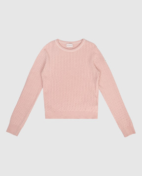 Moncler ENFANT Дитячий рожевий джемпер з вовною K29549C00006M12411214