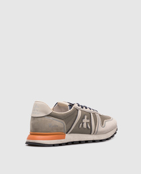 Premiata Комбинированные кроссовки RYAN цвета хаки RYAN